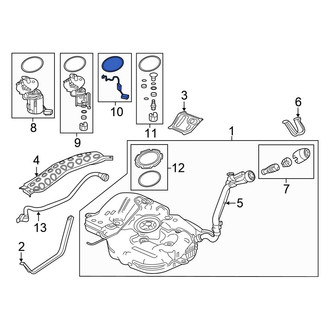 Honda OE - Fuel Sender and Hanger Assembly