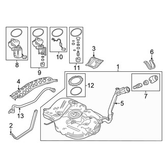 Honda OE - Fuel System Components (Type R)
