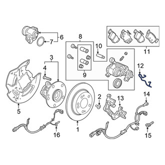 Honda OE - Disc Brake Pad Retaining Clip