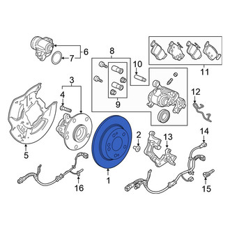 Honda OE - Rear Disc Brake Rotor