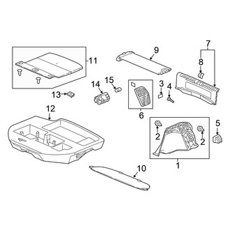 Honda OE - Rear Body & Floor - Interior Trim (Type R)