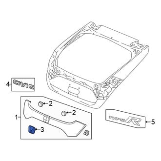 Honda OE - Rear Hatch Emblem