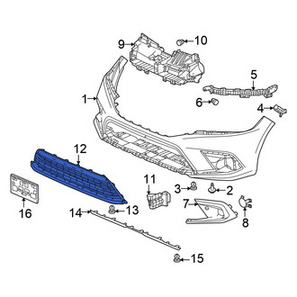Honda OE - Front Lower Grille