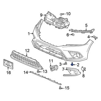Honda OE - Bumper Cover Bolt