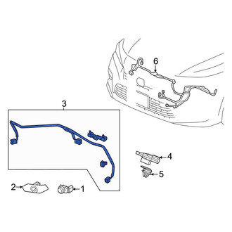 Honda OE - Front Parking Aid System Wiring Harness