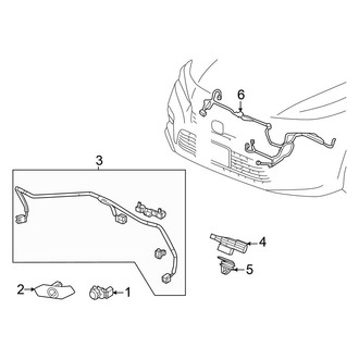 Honda OE - Front Bumper & Grille - Electrical Components