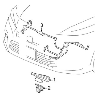 Honda OE - Front Bumper & Grille - Electrical Components (Type R)