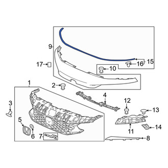 Honda OE - Front Hood Seal
