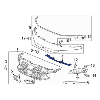Honda OE - Front Grille Reinforcement