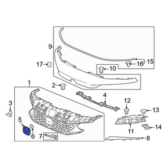 Honda OE - Front Grille Emblem