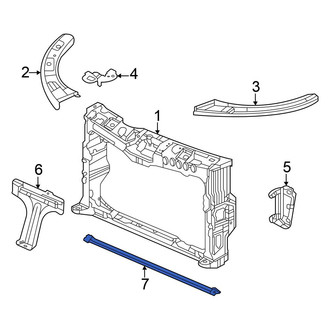 Honda OE - Radiator Support Panel Brace