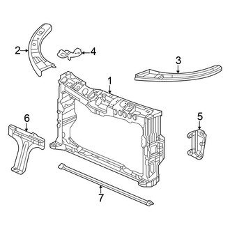 Honda OE - Radiator Support (Hatchback)