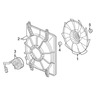 Honda OE - Cooling Fan (Hatchback 2.0L)