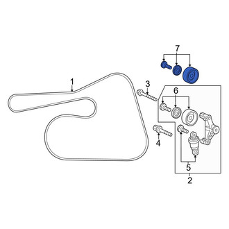 Honda OE - Accessory Drive Belt Idler Pulley