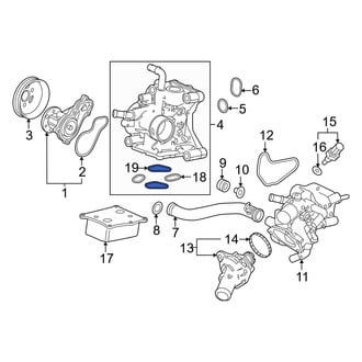 Honda OE - Engine Water Pump Housing O-Ring