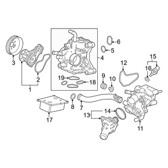 Honda OE - Cooling - Water Pump (Type R)