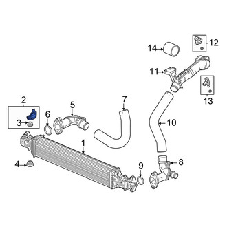 Honda OE - Right Intercooler Bracket