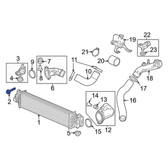 Honda OE - Engine Coolant Outlet Housing Bolt