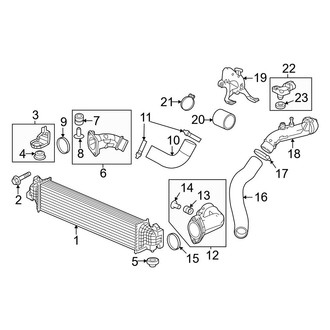 Honda OE - Cooling - Intercooler (Turbocharged 2.0L)
