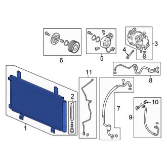 Honda OE - A/C Condenser