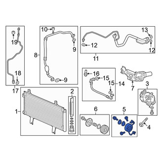 Honda OE - A/C Compressor Clutch Coil
