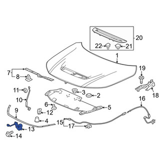 Honda OE - Front Hood Latch