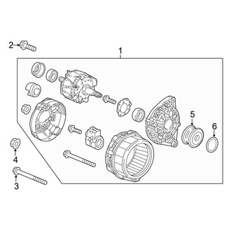 Honda OE - Electrical - Alternator (Turbocharged 2.0L)