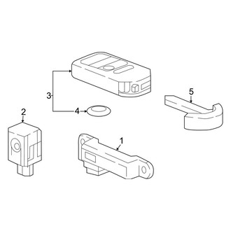 Honda OE - Electrical - Keyless Entry Components (Hatchback)