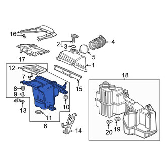 Honda OE - Lower Air Filter Housing