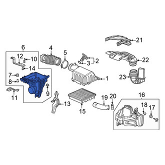 Honda OE - Lower Air Filter Housing