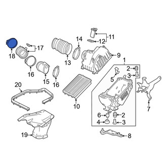 Honda OE - Engine Air Duct Clamp