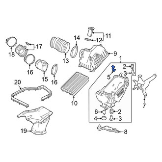 Honda OE - Air Filter Housing Clamp