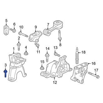 Honda OE - Engine Mount Bolt