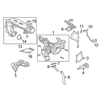 Honda OE - Engine / Transaxle - Turbocharger & Components
