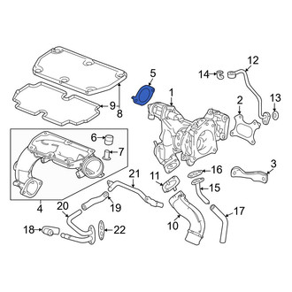 Honda OE - Turbocharger Inlet Hose Gasket
