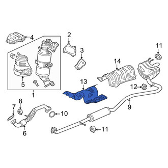 Honda OE - Front Floor Pan Heat Shield