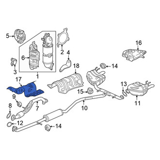 Honda OE - Front Floor Pan Heat Shield