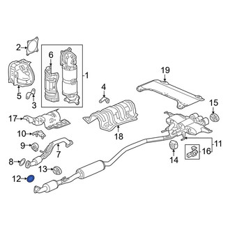 Honda OE - Exhaust Muffler Gasket