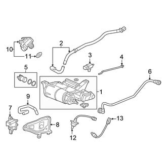 Honda OE - Emission System - Emission Components (Hatchback 2.0L)