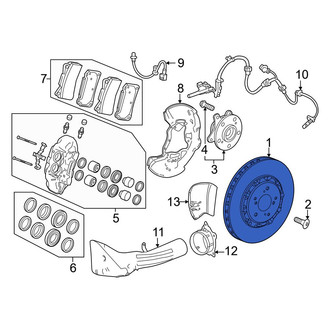 Honda OE - Front Disc Brake Rotor