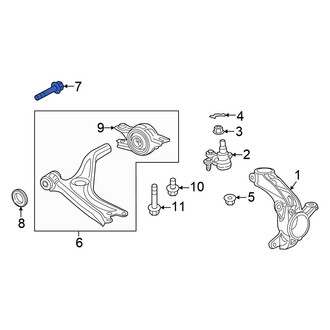 Honda OE - Upper Outer Suspension Control Arm Bolt