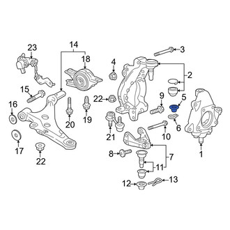 Honda OE - Rear Suspension Control Arm Nut