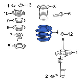 Honda OE - Rear Coil Spring