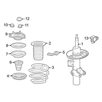 Honda OE - Front Suspension - Struts & Components (Type R)