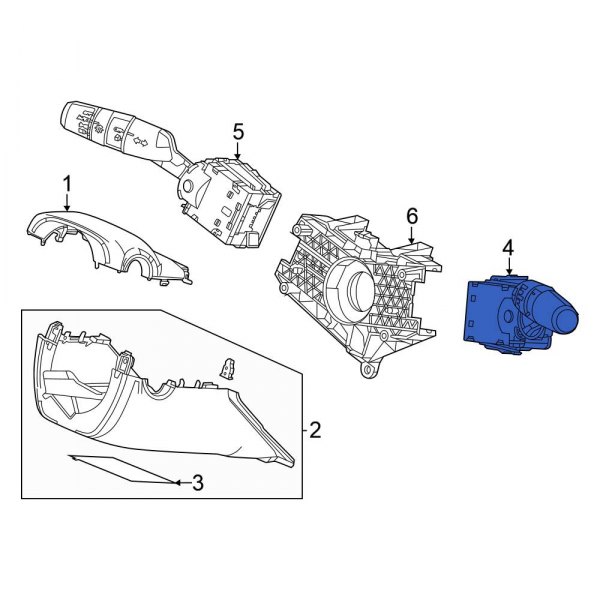 Honda OE 35256T20X01 Windshield Wiper Switch