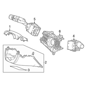 Honda OE - Steering Column - Shroud, Switches & Levers (Hatchback)
