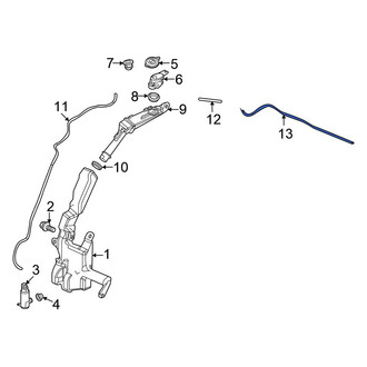Honda OE - Front Left Windshield Washer Hose