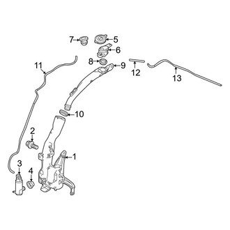 Honda OE - Windshield - Washer Components (Type R)