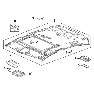 Honda OE - Roof - Interior Trim (With Sunroof), (Hatchback)