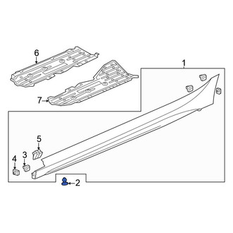 Honda OE - Rocker Panel Molding Clip